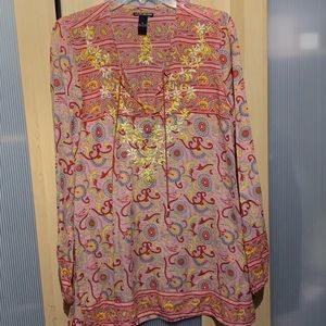 Lucky Brand long sleeved tunic.